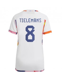 Belgien Youri Tielemans #8 Auswärtstrikot für Frauen WM 2022 Kurzarm